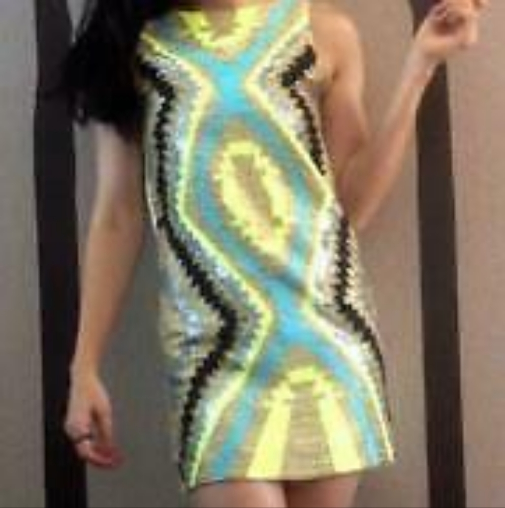 Verty Embellished Beaded Sequin Dress